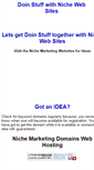 Mobile Screenshot of doin-stuff.com